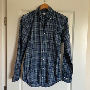 PETER MILLAR PLAID SHIRT TOP SIZE S NWOT